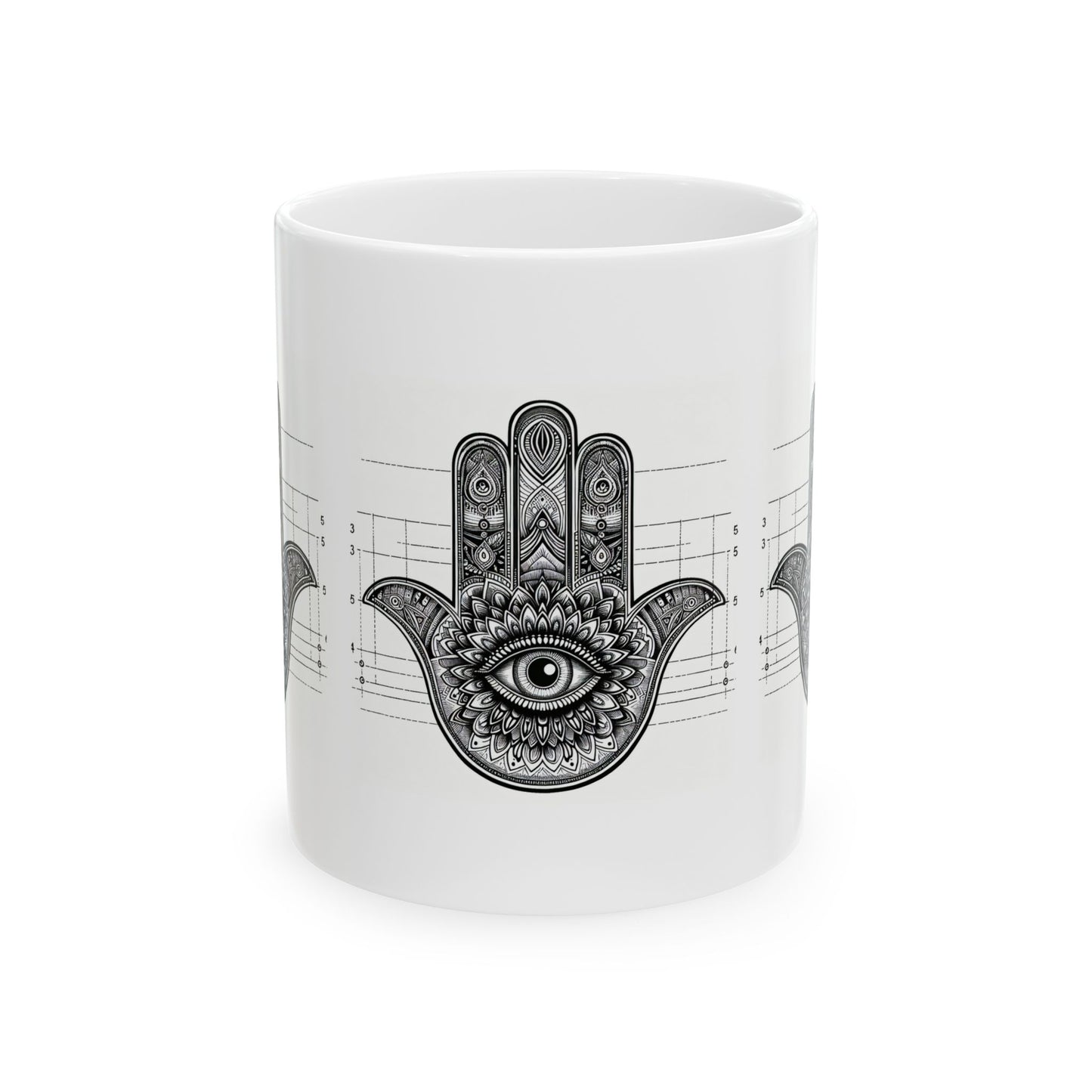 Hamsa Mug, (11oz, )