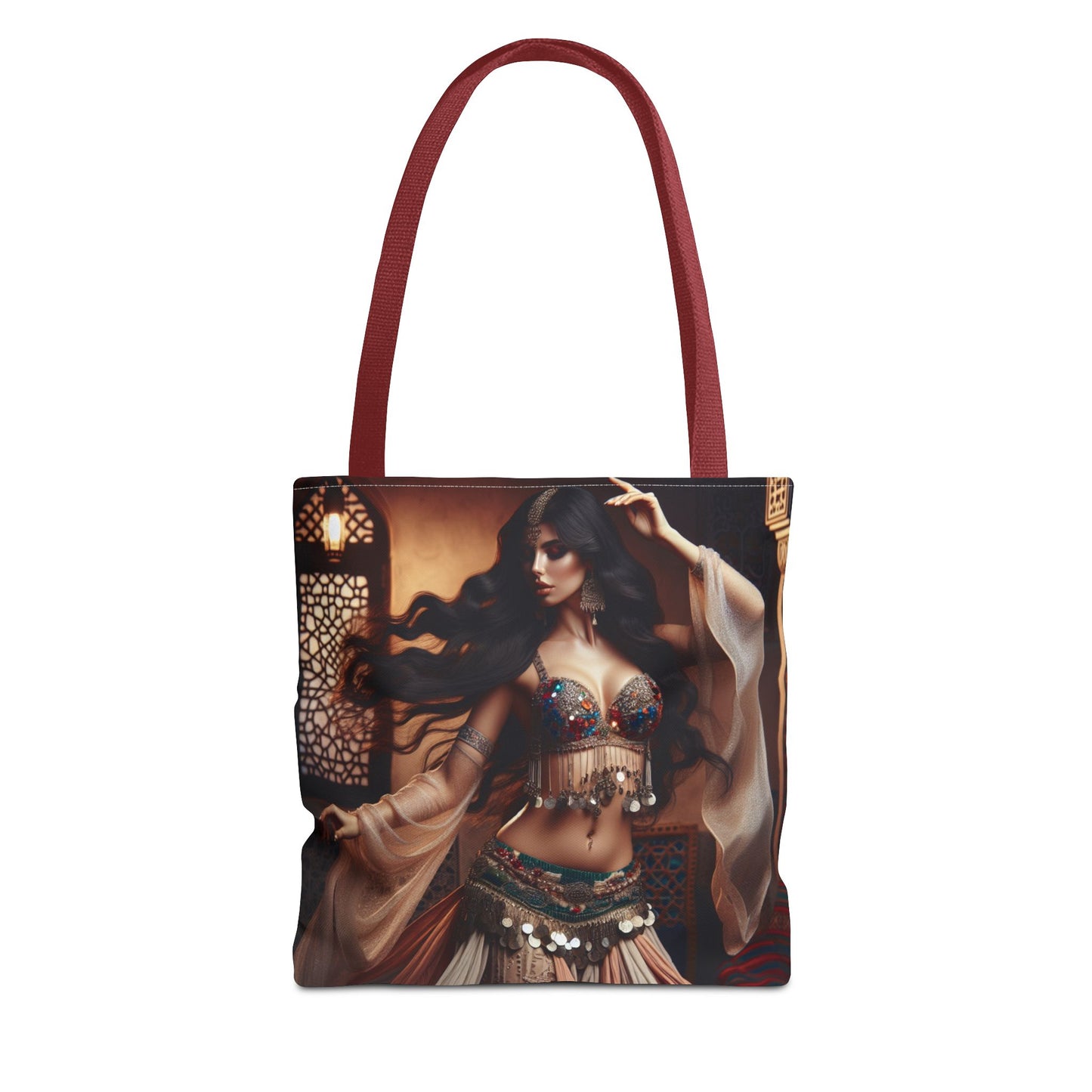 Bohemian Belly Dance Tote Bag - Stylish and Artistic Carryall for Festival Lovers