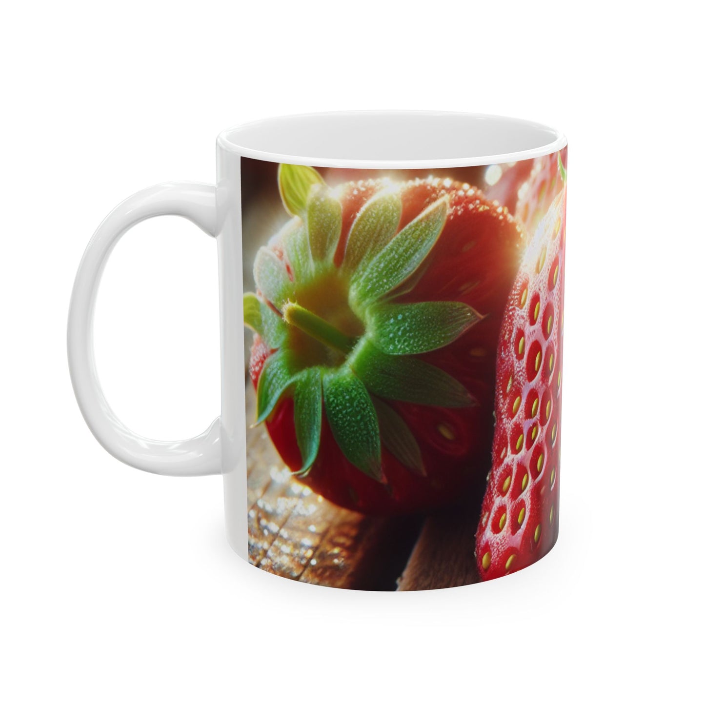 Fresh Strawberry Ceramic Mug - 11oz