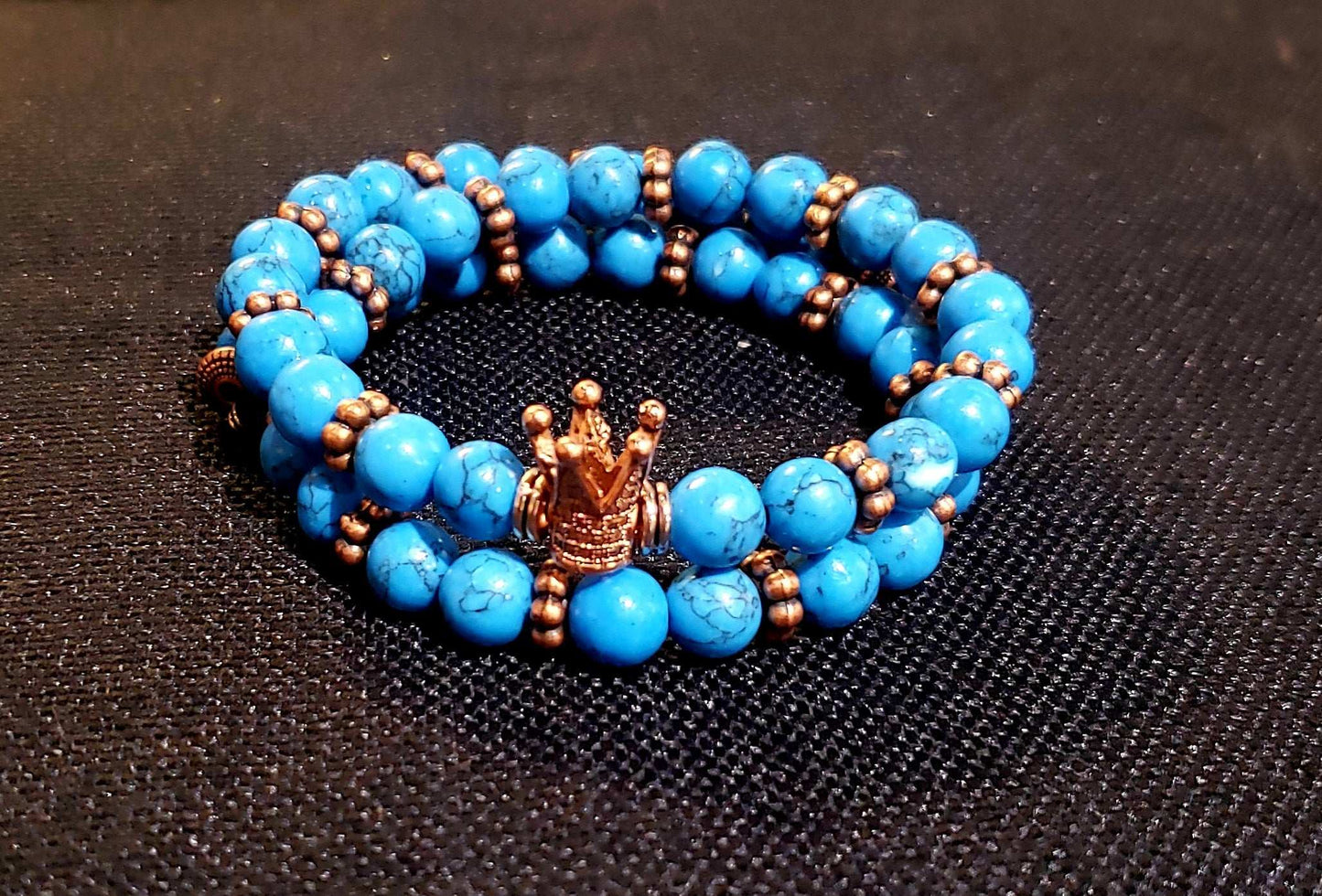 Turquoise Crown Bracelet