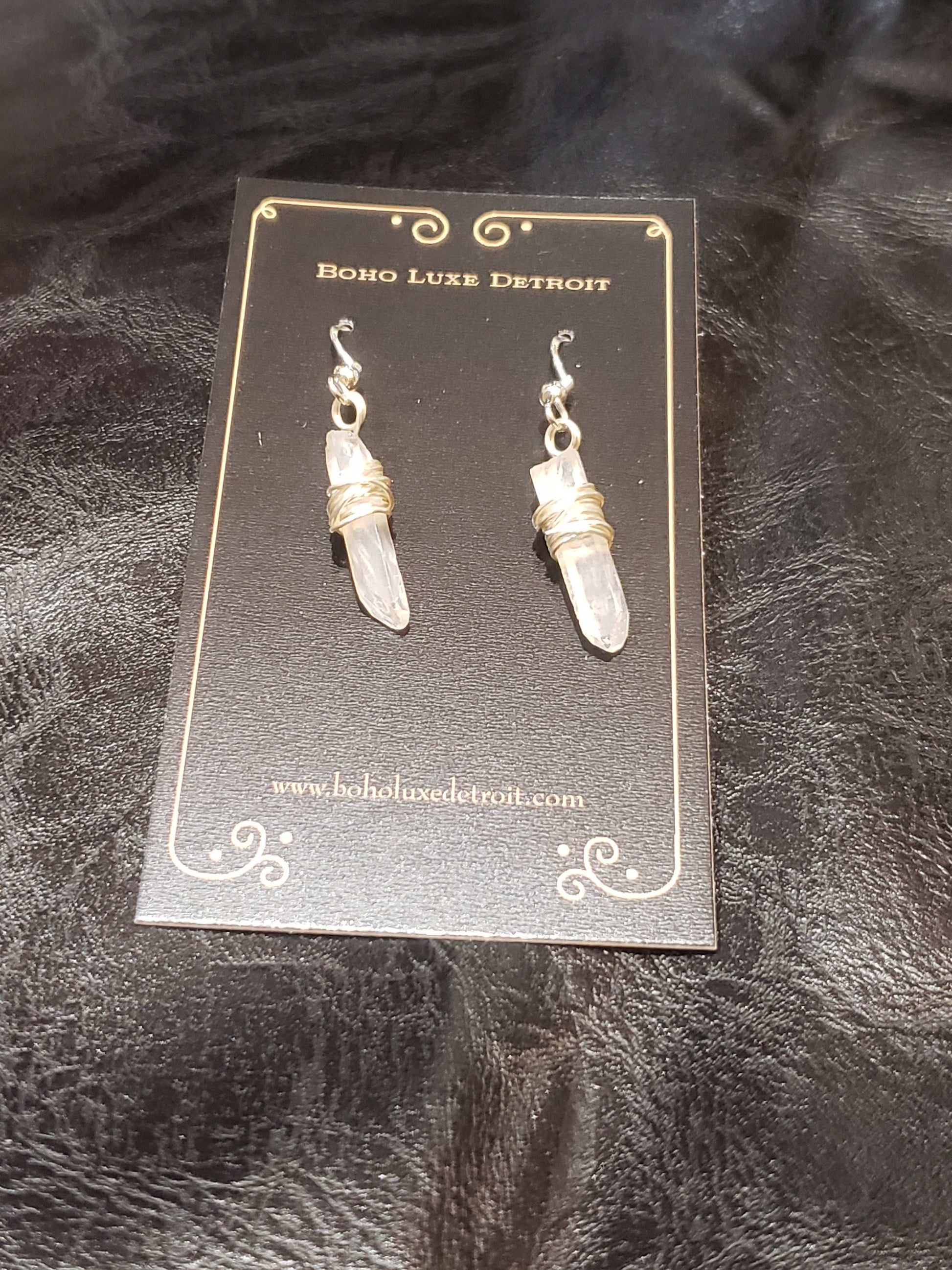 Crystal Quartz Earrings