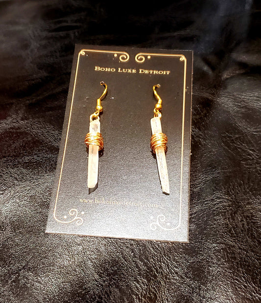 Crystal Quartz Earrings