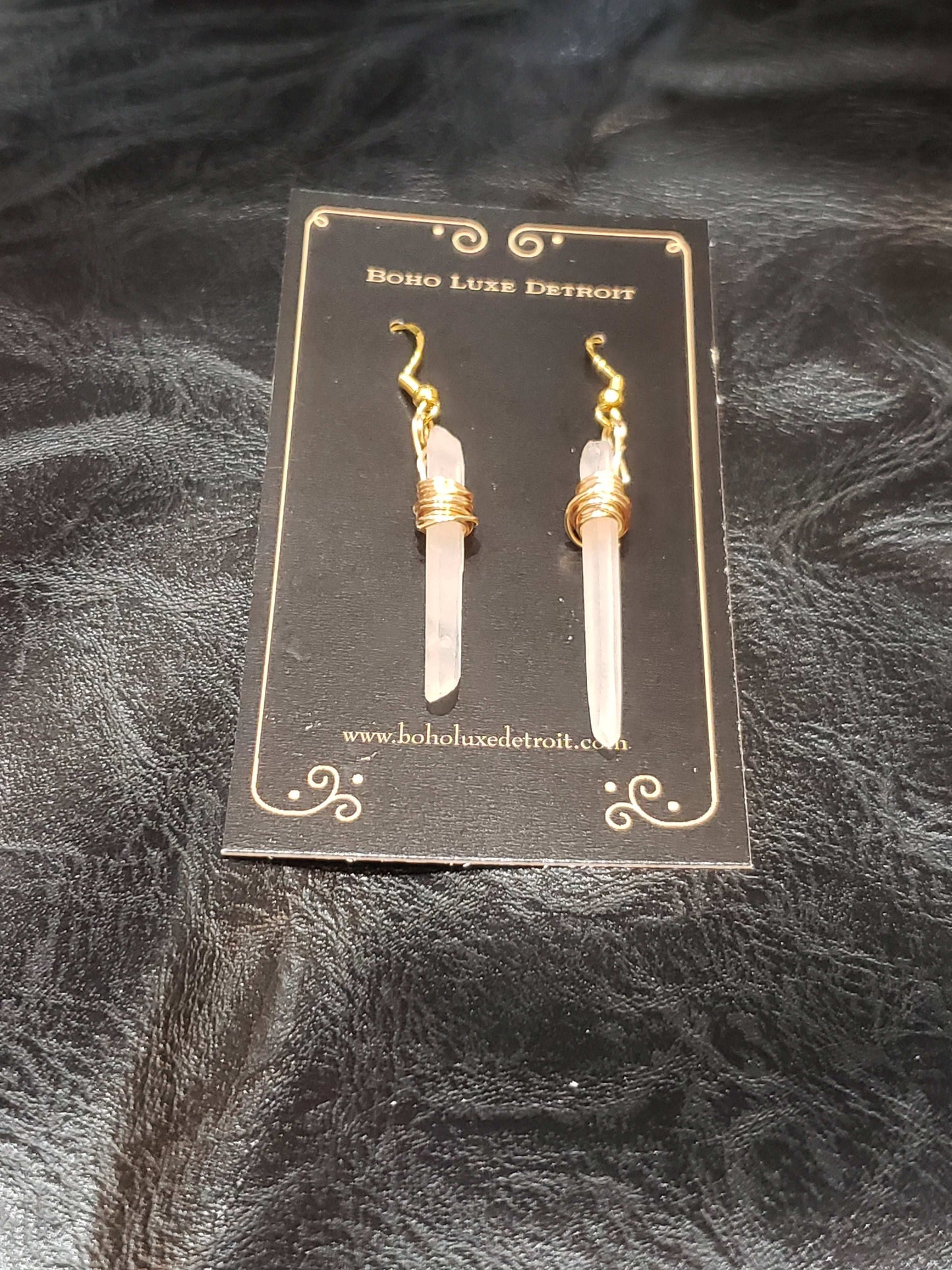 Crystal Quartz Earrings