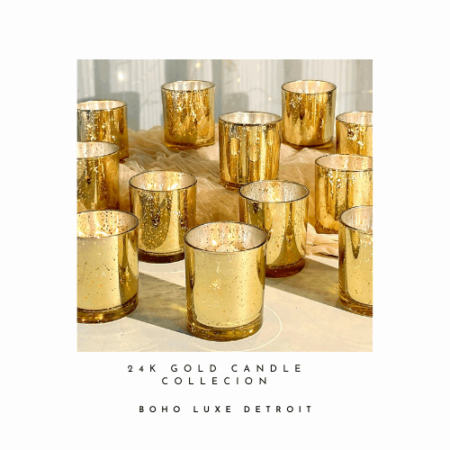 Lavender Martini 24K Gold Candle