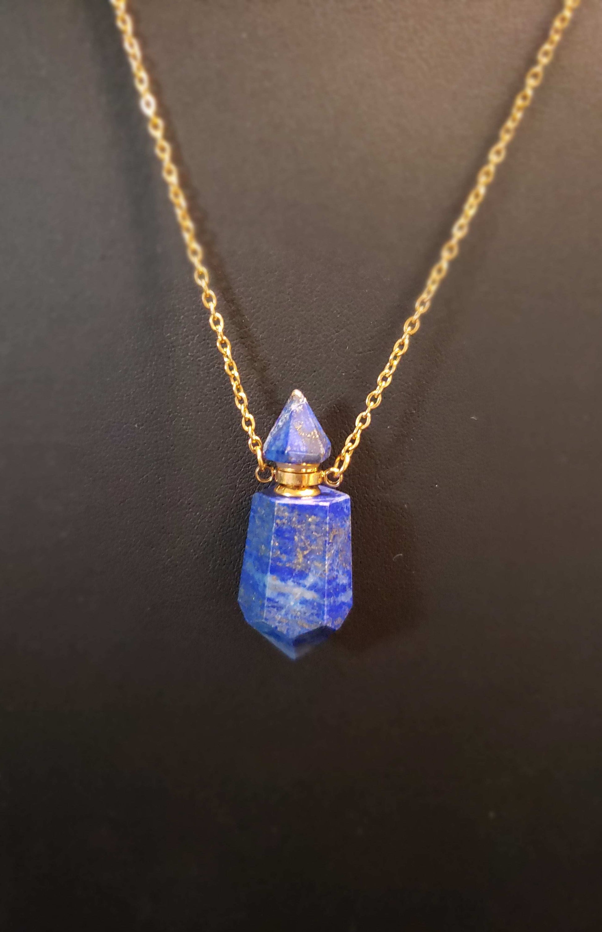 Lapis Lazuli Crystal Potion Necklace