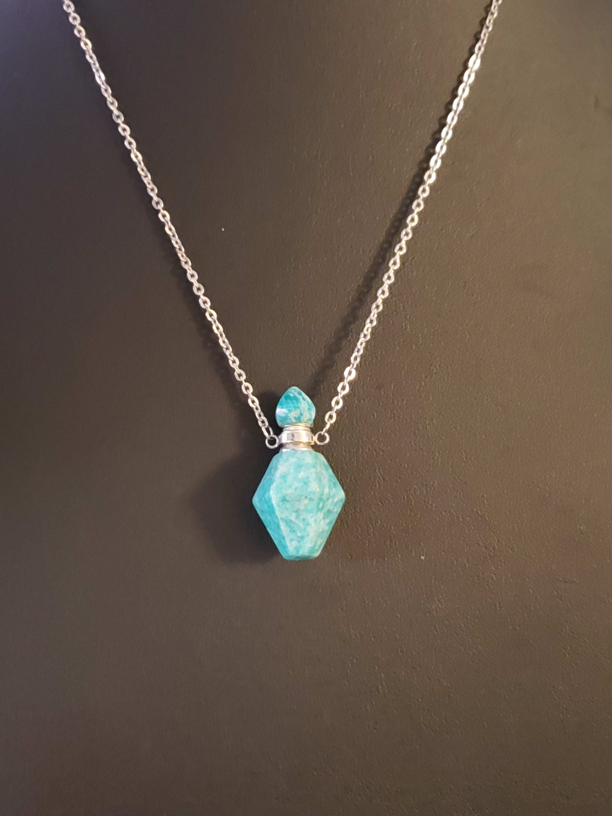 Amazonite Crystal Potion Necklace