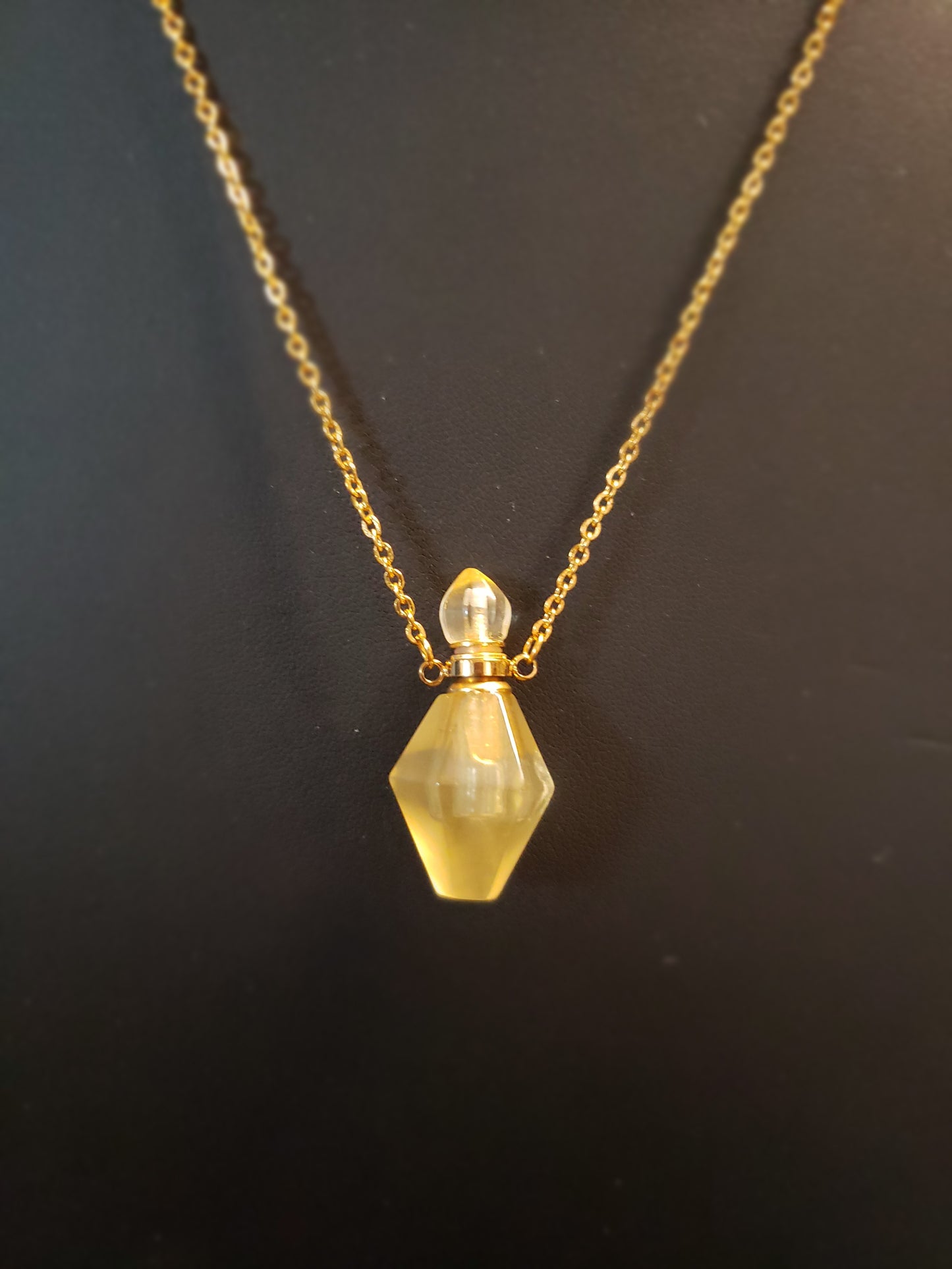 Citrine Crystal Potion Necklace