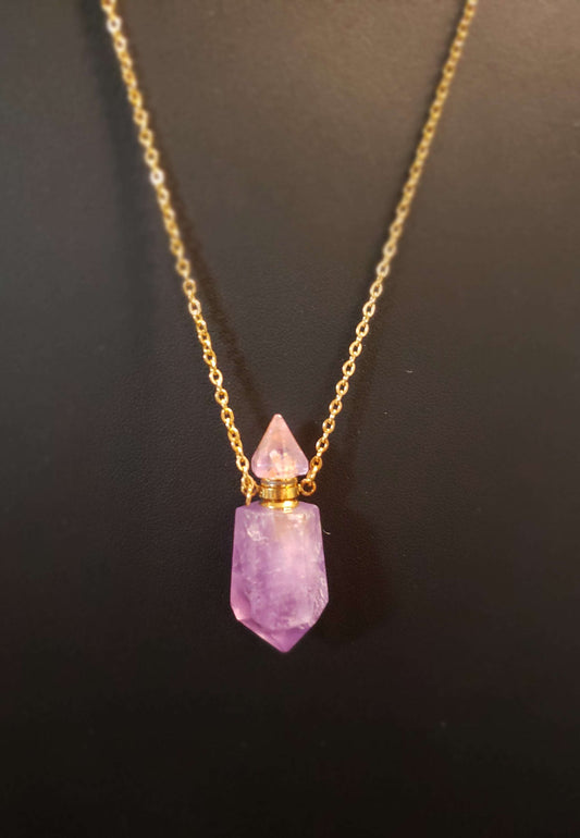 Amethyst Crystal Potion Necklace