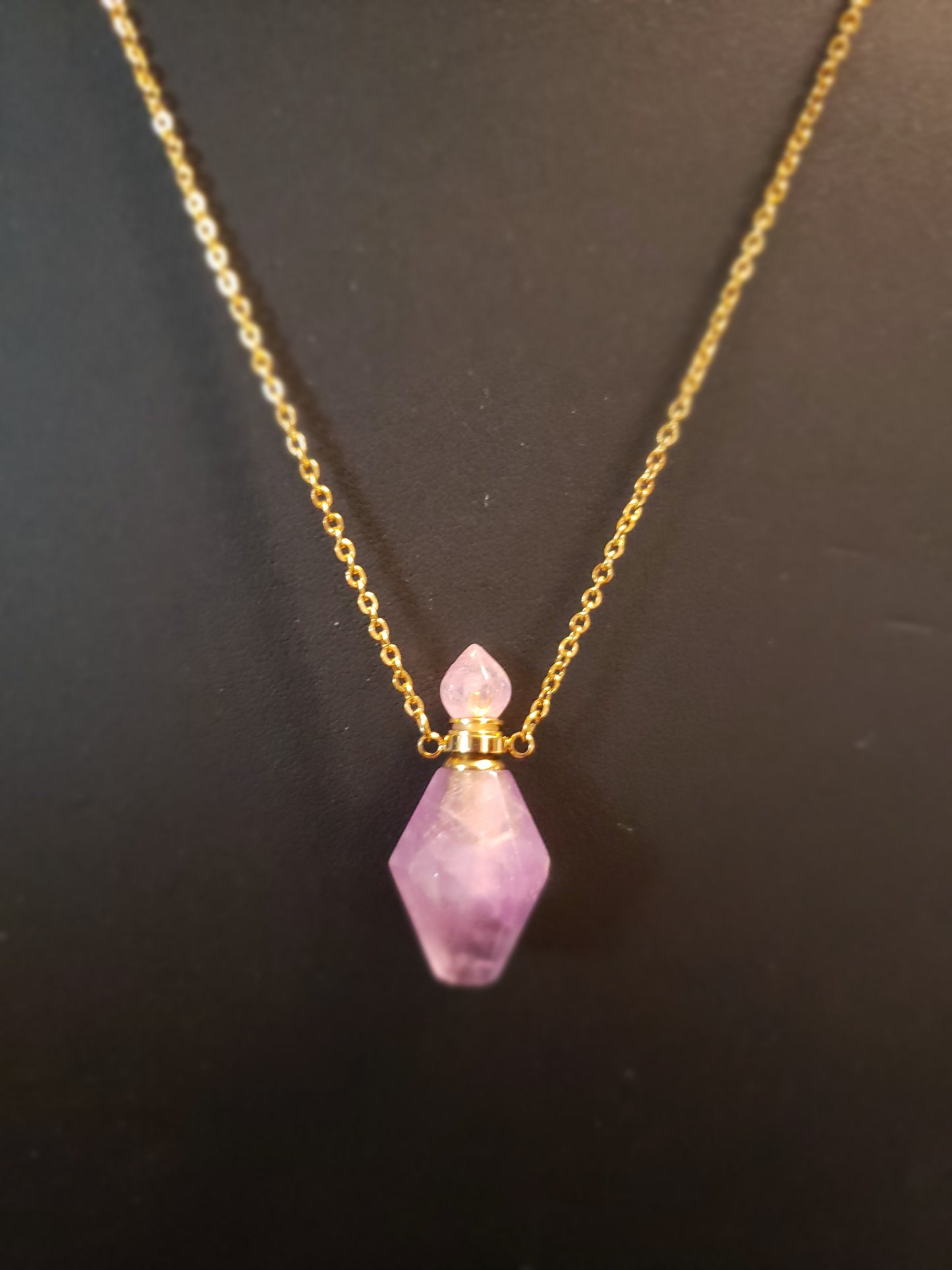 Amethyst Crystal Potion Necklace