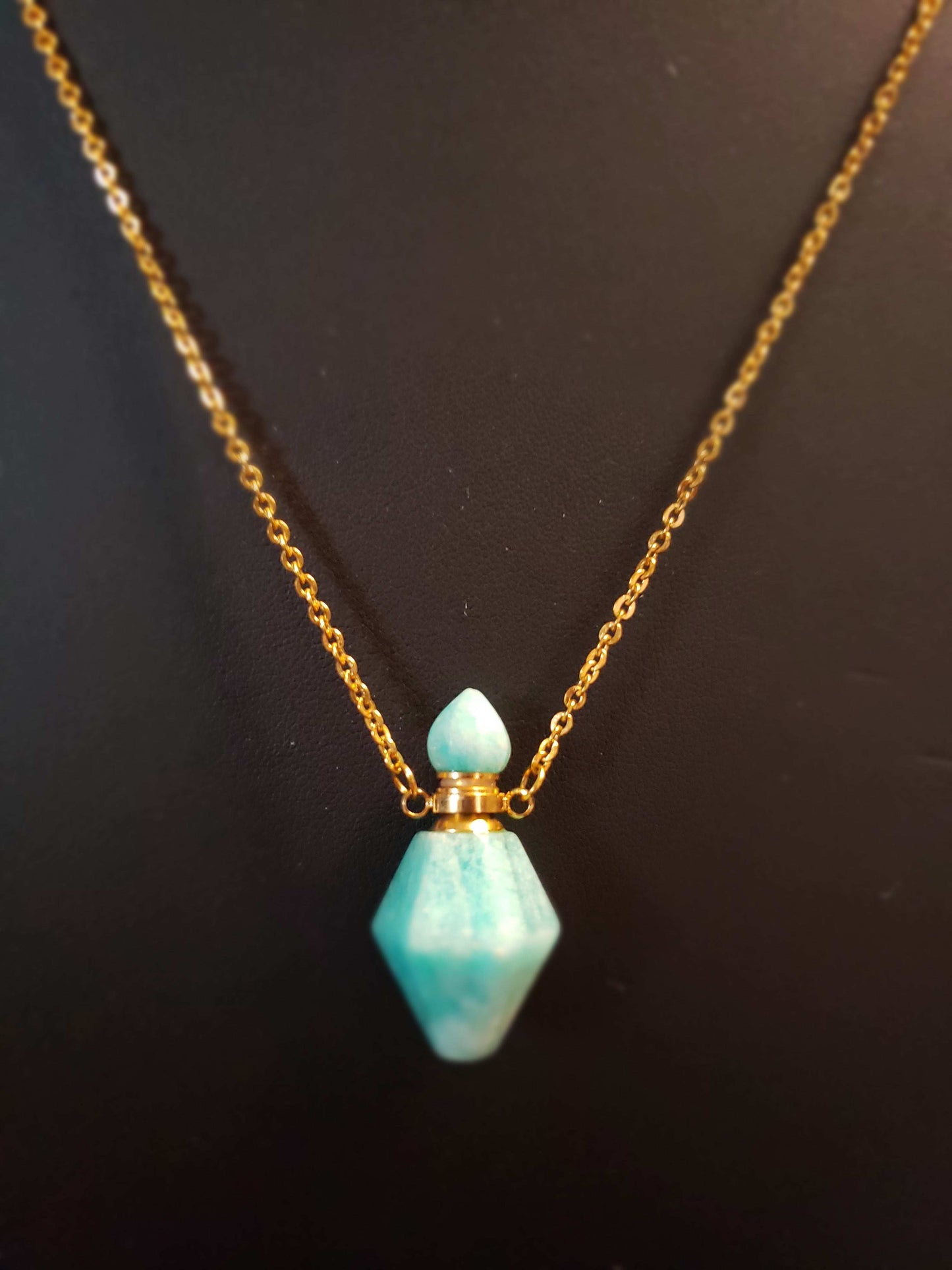 Amazonite Crystal Potion Necklace