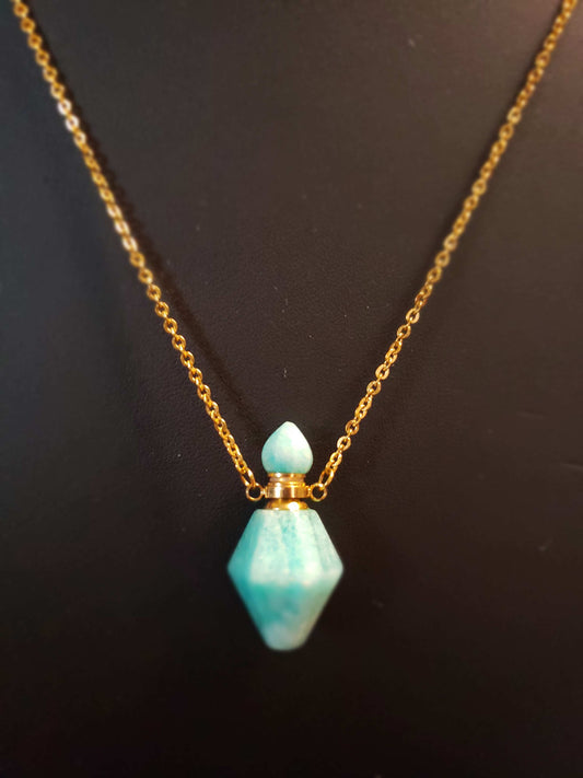 Amazonite Crystal Potion Necklace