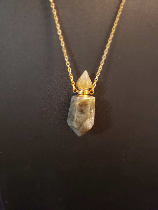 Labradorite Crystal Potion Necklace